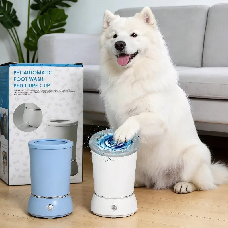 Electric Dog Paw Washer – USB Rechargeable Auto Cleaner