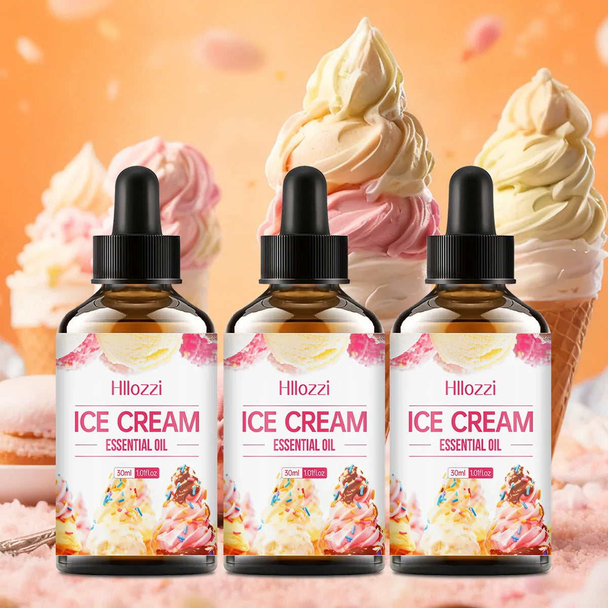 Ice Cream Essential Oil Multi-functional That Can Care Skin Hair Zpaxo
