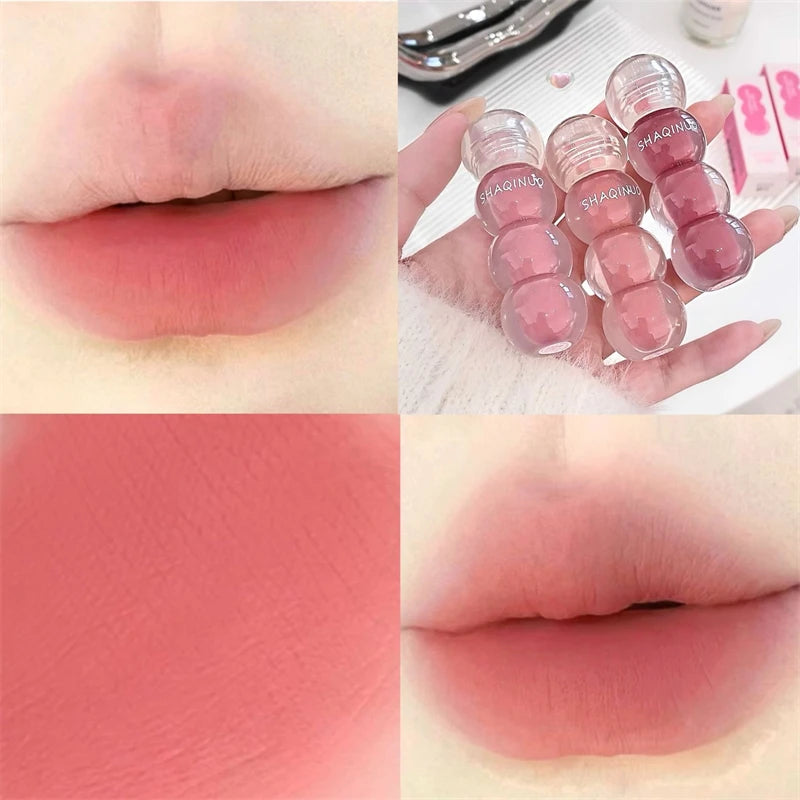 Cute Velvet Matte Lip Gloss Long Lasting Liquid Lipstick Lip Makeup Beauty Nonstick Cup Waterproof Lip Gloss Korean Makeup New Zpaxo