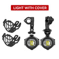Motorcycle LED Fog Lights Auxiliary Spotlights Selective Yellow Lights Daytime Running Lights For Moto Guzzi V85 TT Accessories Zpaxo cover and light
