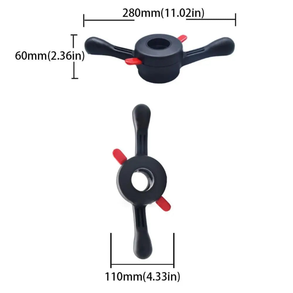 Quick-Locking Wheel Hub Balancer Quick-Release High Strength Wheel Balancer Tool Fast Nut Rigid Plastic Material Zpaxo