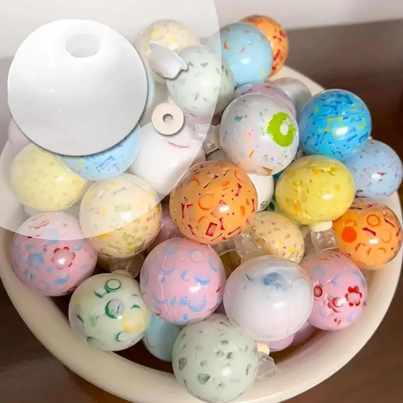 Stress Ball Making Kit Pressure Ball Milky Making Kit Noisy Sand Expander Tool Glutinous Stress Relief Base Container For Adults Zpaxo