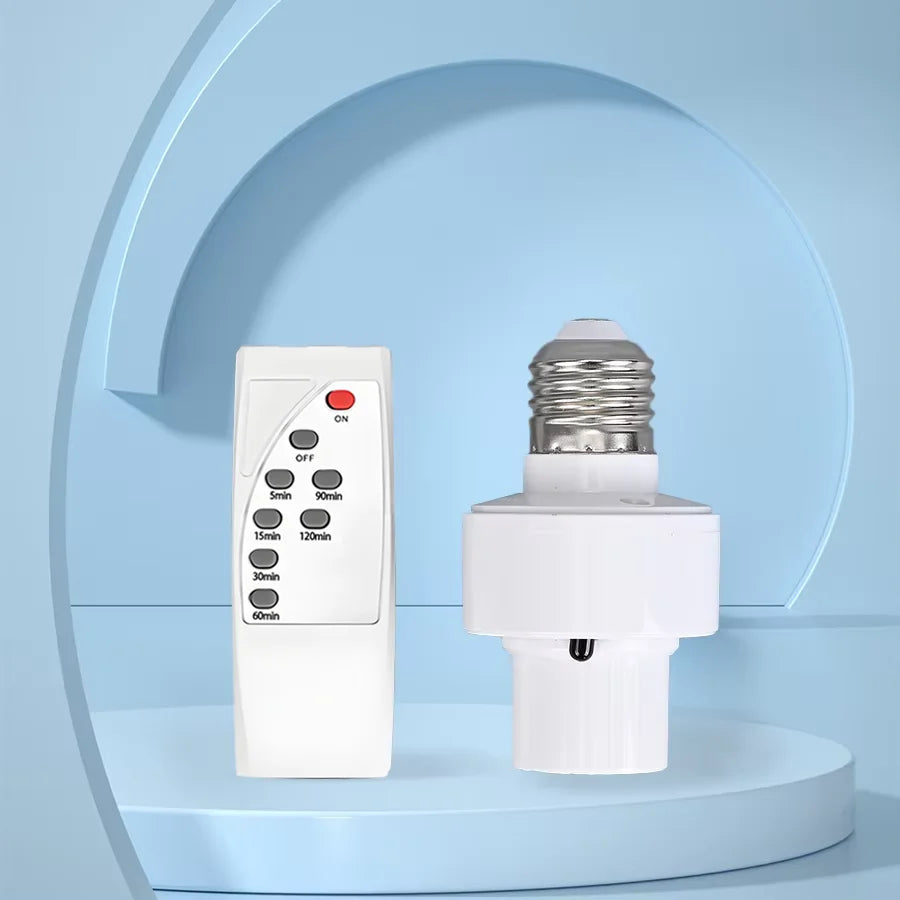 2026 Hot Infrared Remote Control Smart LED Lampholder E27 AC85-265V Universal Socket Timer Color Changing Easy Install for Home Zpaxo