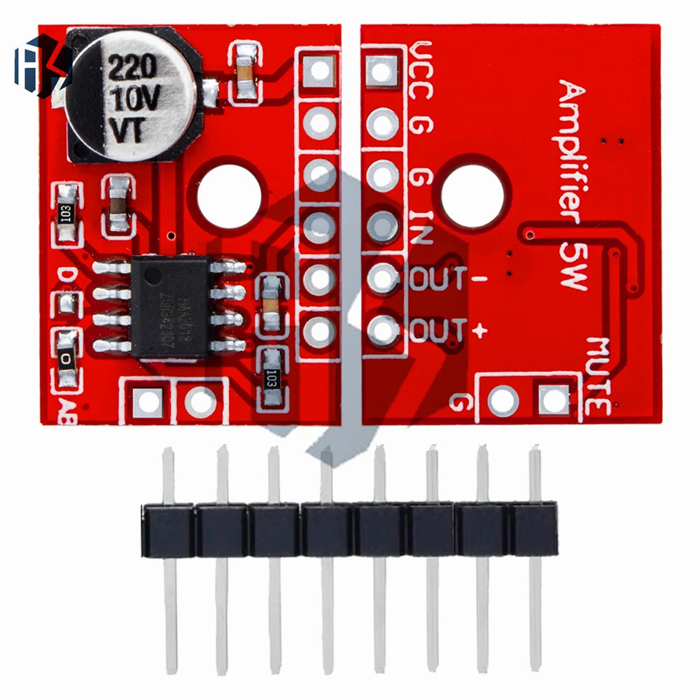5V 5W XS9871 Single Channel Class AB Audio Amplifier Board Compact Zpaxo