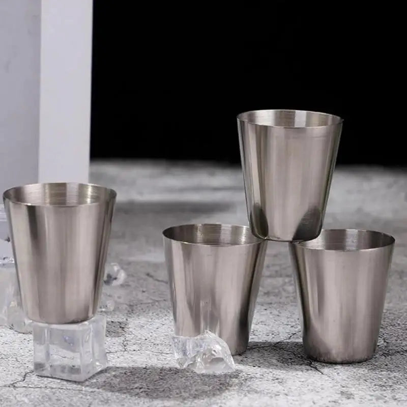 Stainless Steel Glass Outdoor Small Glasses Travel Picnic Cup 30 70 Zpaxo