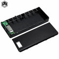 8 Cell 18650 Power Bank Shell DIY Portable Battery Case LCD Digital Zpaxo 8x18650