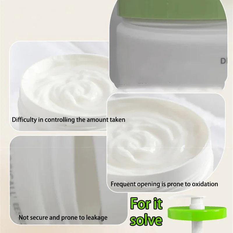 Pump Head Replacement Spare for Cetaphils Moisturizer, Dispenser Pump 550g/566g and 453g Leak Proof Pump Top Fit More hygienic Zpaxo