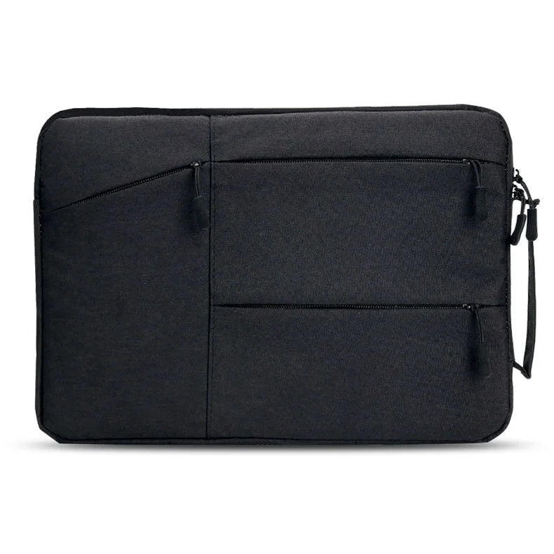 Notebook Case Bag 12/13/14/15.4/15.6/16 inch For Macbook Air Pro Lenovo HP Dell Waterproof Notebook Sleeve Computer Carry Sleeve Zpaxo Black 12 inch