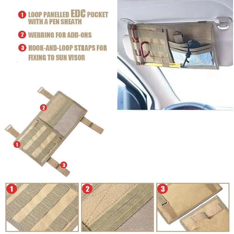 Car Sunshade Storage Bag General Motors Parts Clip Suitable Pickup