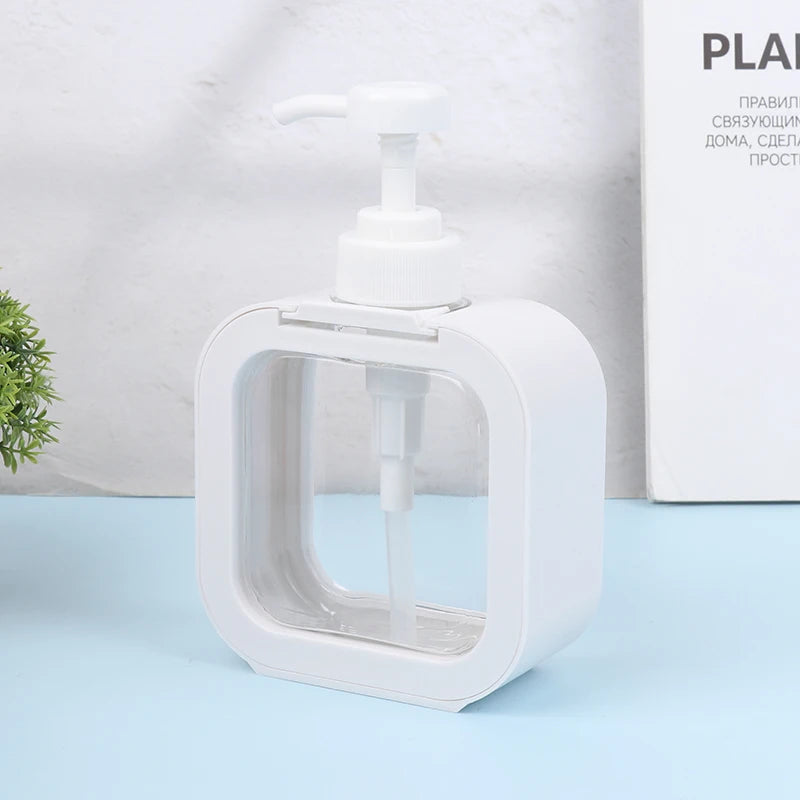 All-in-one Kitchen Pump Dispenser 300 Refillable Empty Bottle Shower Zpaxo 300ml White