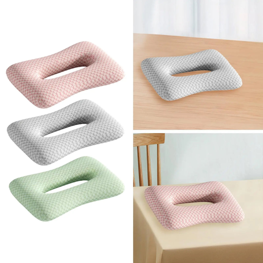 Ear Piercing Pillow Couch Office Ergonomic Design Removable Cover Zpaxo