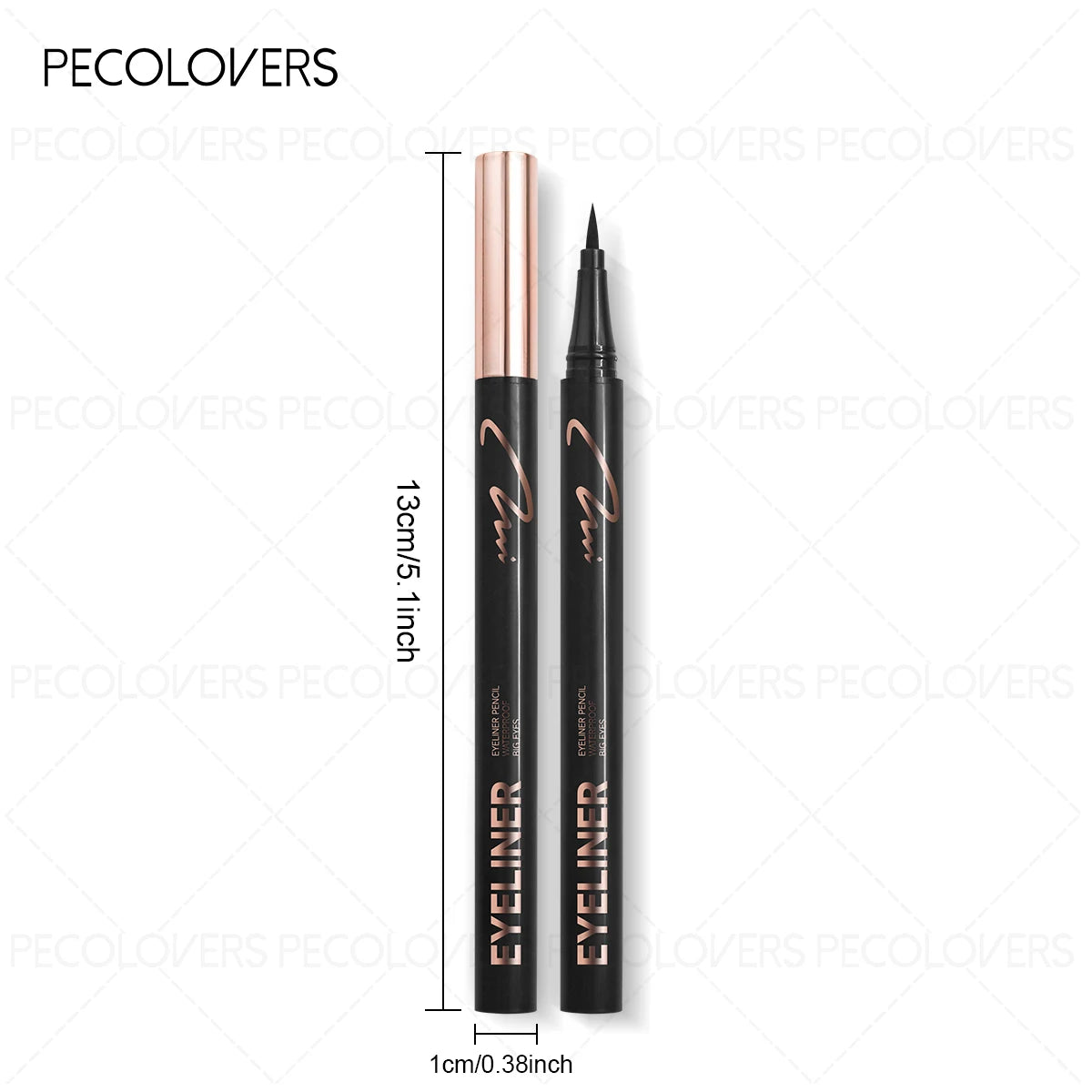 1PC Ultra-thin Waterproof Liquid Eyeliner Quick Dry Smooth Eye Liner Long Last Lower Eyelash Pen Makeup Cosmetics Zpaxo