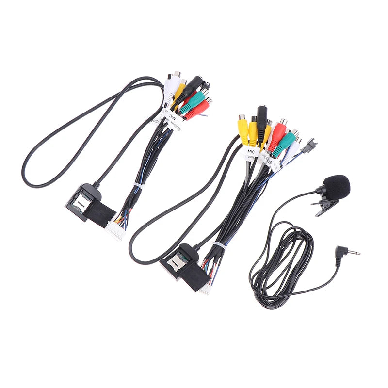 2024 New Sim Card Slot Adapter For Android Radio Multimedia Gps 4G 20pin Cable Connector Car Accsesories Wires Replancement Part Zpaxo