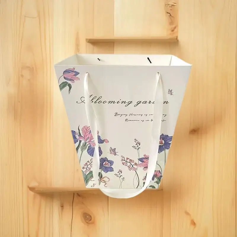 Easy-to-carry Flower Bag Kraft Paper Cake Dessert Box Packaging Zpaxo