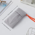 1Pcs Bath Cleansing Foaming Net Double-Sided Square/Oval Soap Bag Body Exfoliating Scrubber Sponges Bathroom Mesh Soap Pocket Zpaxo L Gray