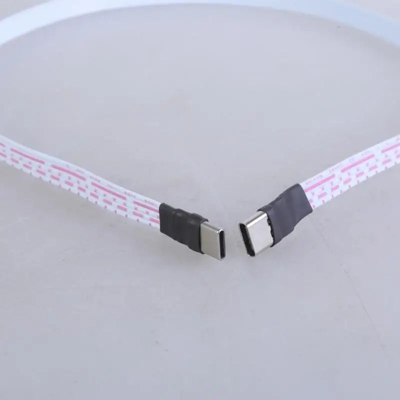652F Type C Cable 480Mbps Data Transfer Charging Type C Male to Type C Male Charging Zpaxo