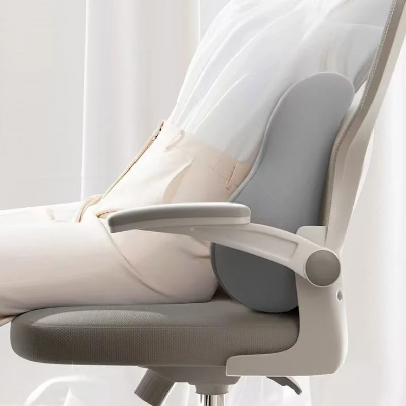 Memory Sponge Waist Pillow Lumbar Orthopedic Pillow Office Chair Backrest Chiropractic Pillows Ergonomic Lumbar Support Pad Zpaxo