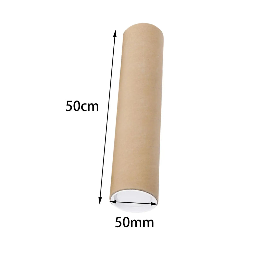 Long Cardboard Poster Tubes Mailing Caps Storage Postal Tube Zpaxo
