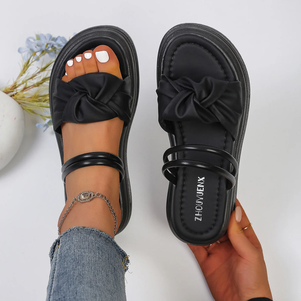 Women Flats Sandals Comfortable Outdoor Slip-on Breathable Summer Zpaxo