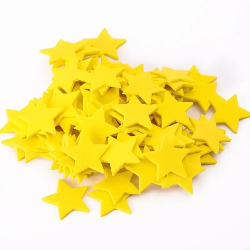 Sparkling Sticker Star Glittered Adhesive Card Making Scrapbooking