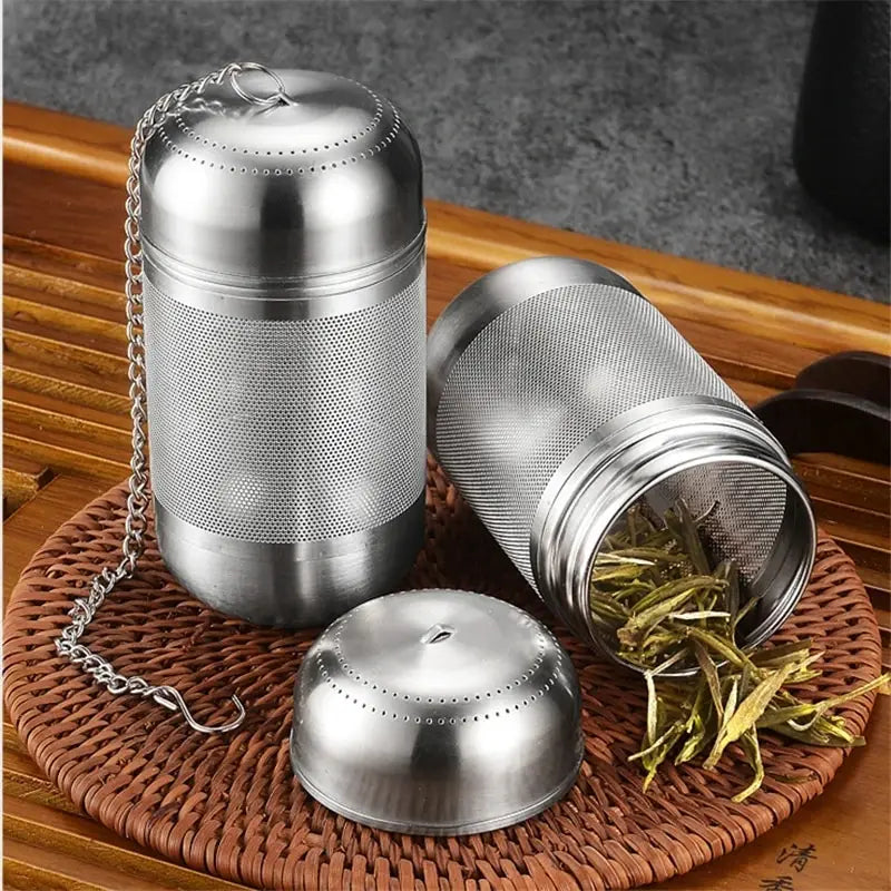 Tea Strainer Stainless Steel Infuser Leaves Spice Seasoning Ball