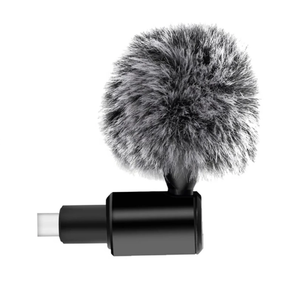 USB C Jack Mobile Phone Single Directional Adjustable Mini Microphone