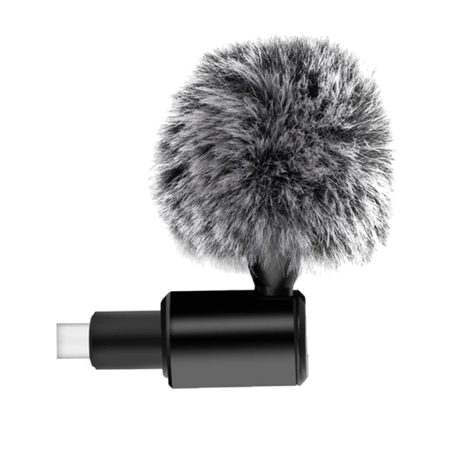 USB C Jack Mobile Phone Single Directional Adjustable Mini Microphone