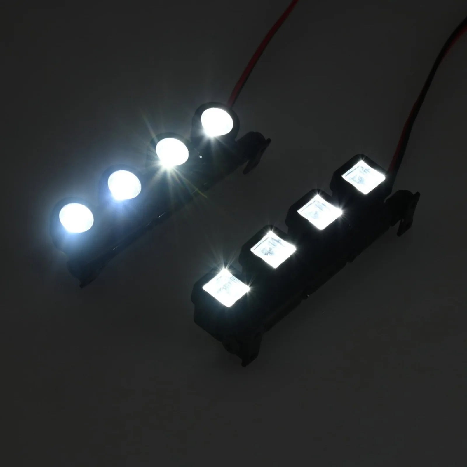Round Square Spotlights Roof Light TRX4M Defender 1 18 RC Crawler Car