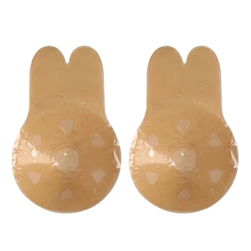 Women's Silicone Invisible Adhesive Strapless Push-Up Bra | Reusable
