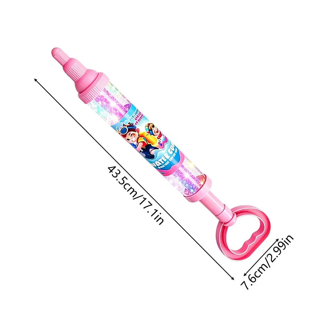 Water Soaker Colorful Rainbow LED Pull-Out Summer Activity Water Soaker For Kids For Bathing Swimming Pool Outdoor Beach Party Zpaxo P ink China Mainland