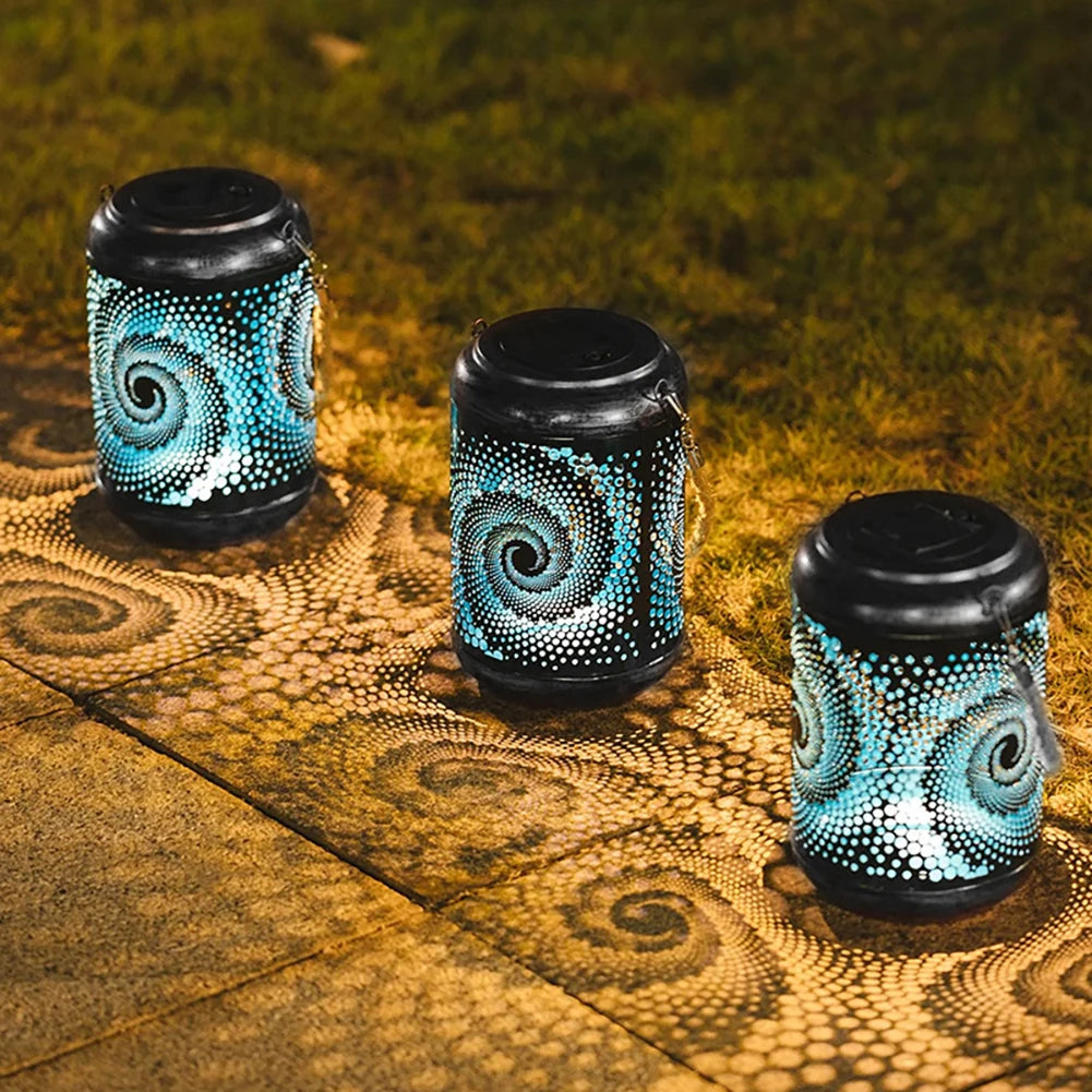 3D Snail Solar Hanging Lantern – LED Outdoor Garden Light