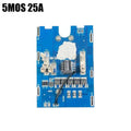 21V 6MOS 30A 5MOS 25A for Makita 18650 Battery Protection Board Battery Charging Protection Circuit Board Replacements Zpaxo 5MOS 25A