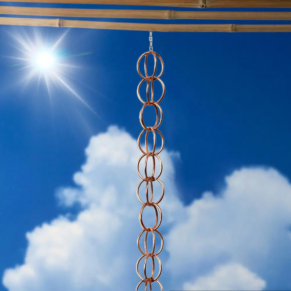 Metal Drainage Rainwater Chain Multifunction Decorative Downspout
