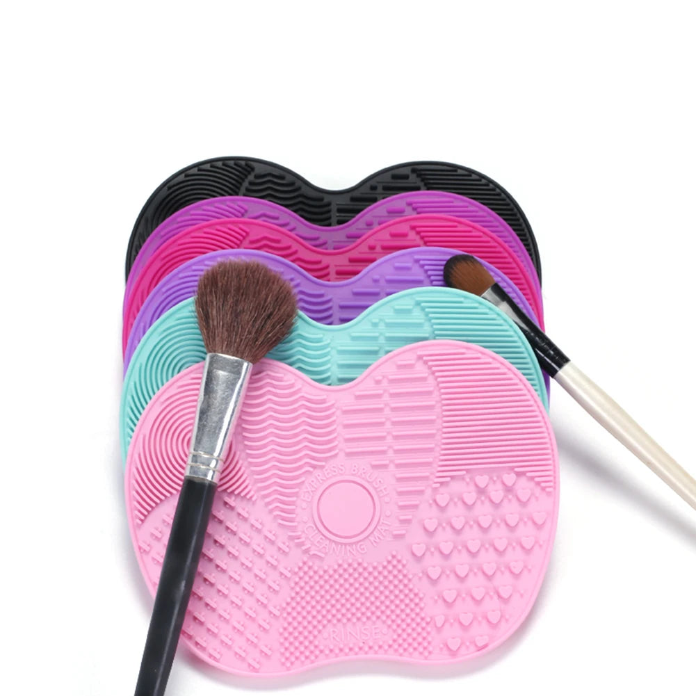 Silicone Makeup Brush Cleaning Pad Mat Brush Washing Tools Cosmetic Eyebrow Brushes Cleaner Tool Scrubber Board Makeup Cleaning Zpaxo