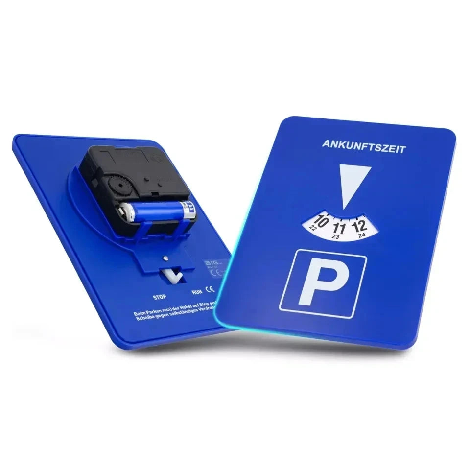 Blauwe Digitale Parkeertimer Eenvoudig Te Gebruiken Draagbare