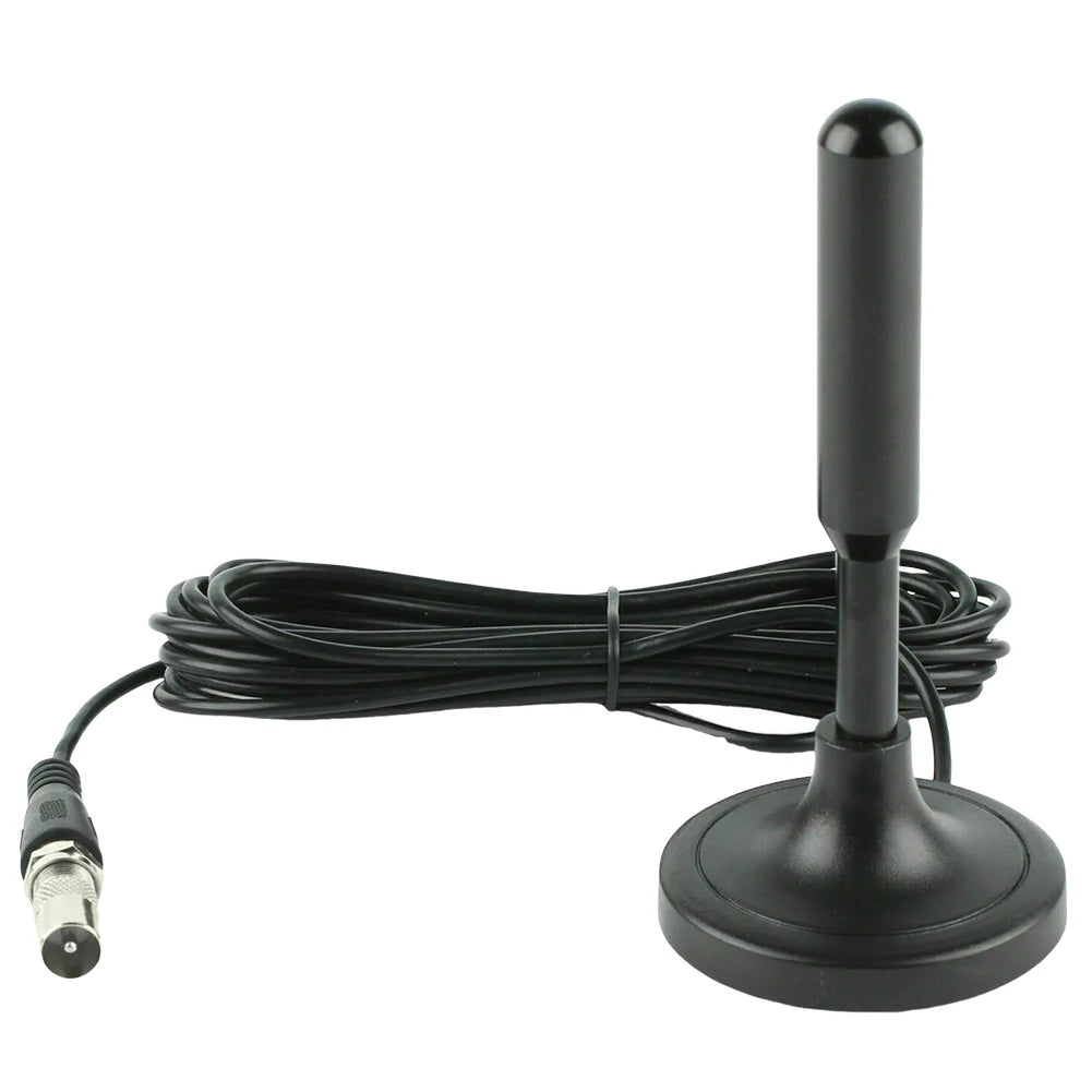 Portable TV Antenna Coax Cable Digital DVB-T DVB-T2 DAB Indoor
