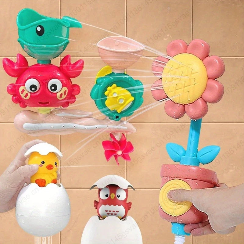 Dutora Baby Bath Toys – DIY Water Spray Toys for Toddlers 0–3 Baby Bath Toy Set Zpaxo