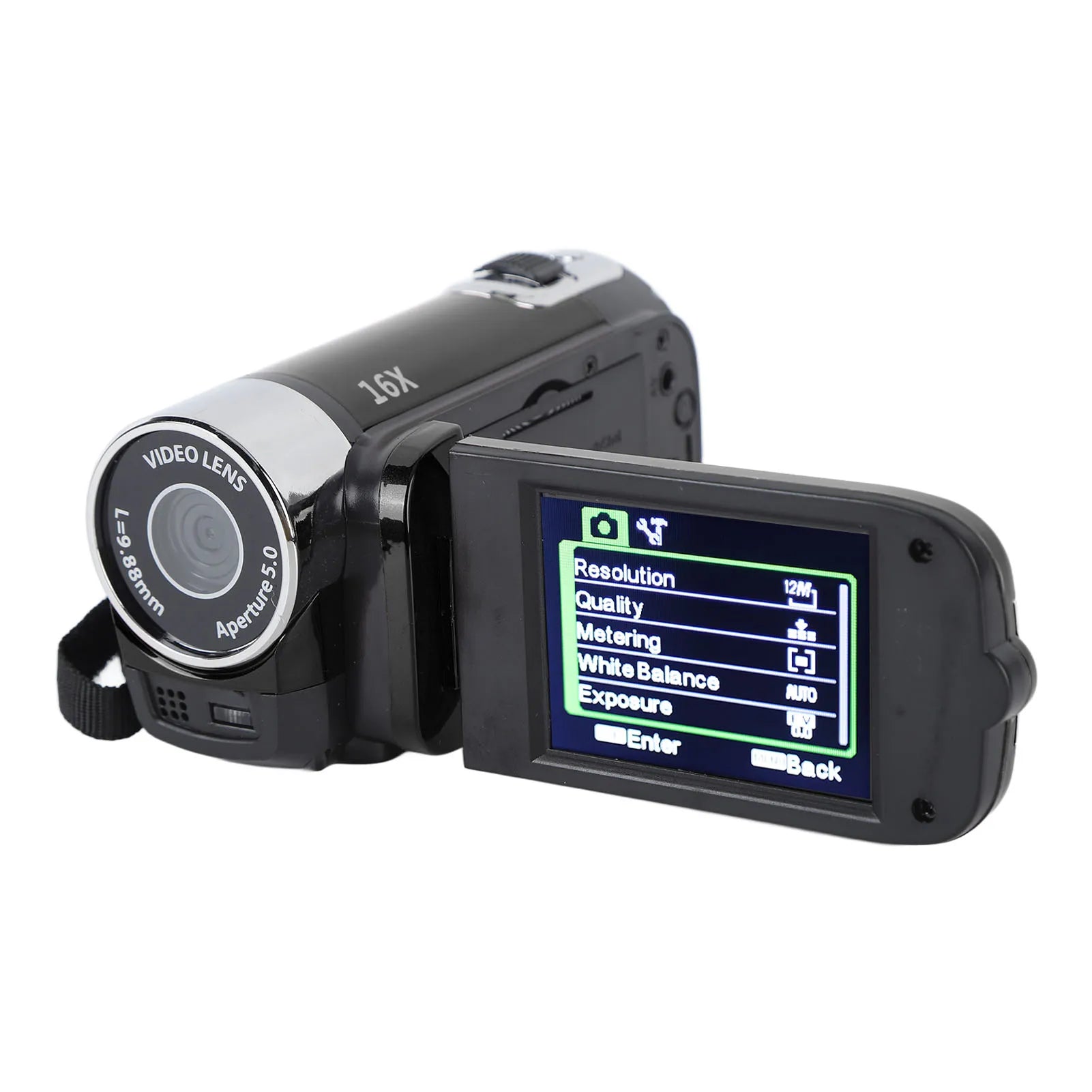 4K 48MP DV Camera TFT Rotatable Screen 16x Digital Zoom Video USB