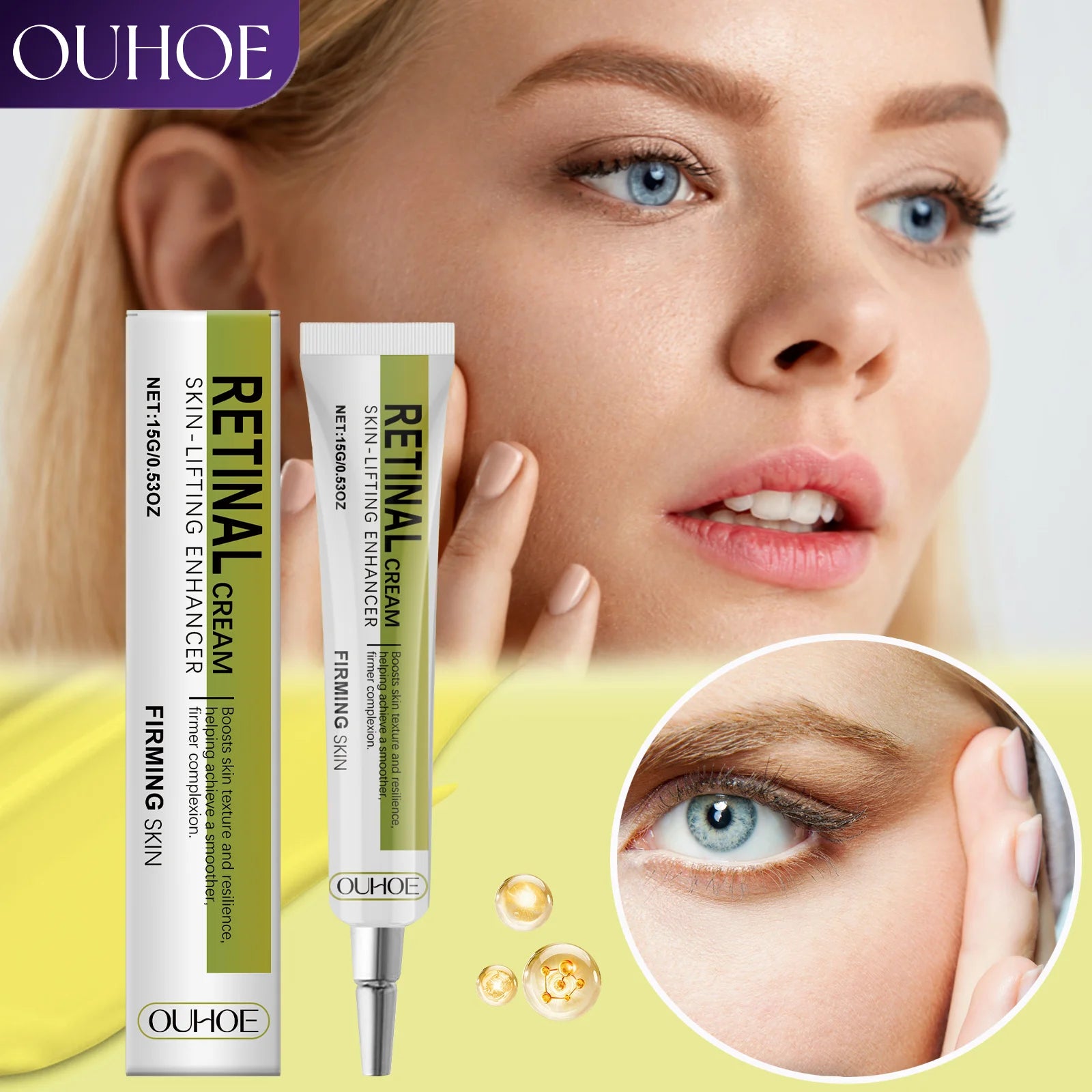 Retinol Cream Face Wrinkle Brightening Firming Moisturizer Hyaluronic Zpaxo