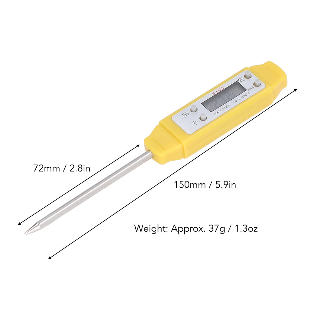 Digital Food Thermometer Automatic Calibration Pen Accuracy Electronic