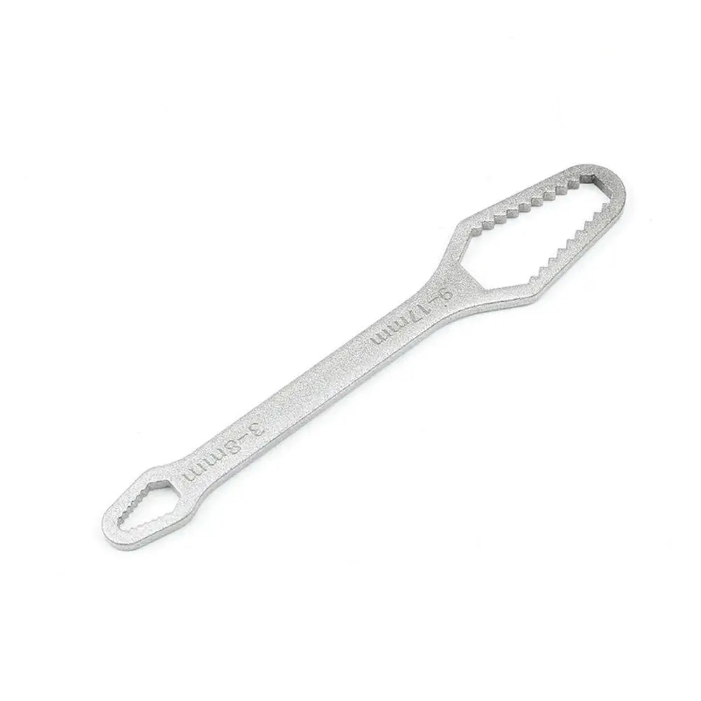 Universal Self-Tightening Adjustable Wrench 8–24mm Hand Tool Adjustable Wrench Zpaxo B 3to17mm Short