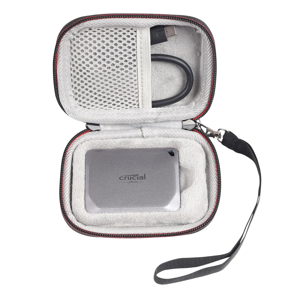 Portable External Solid State Drives Shockproof Storage Travel Bag Zpaxo