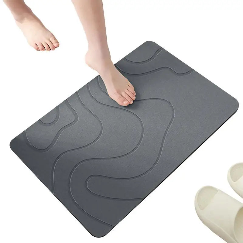 Bath Drying Stone Mat Fast Dry Shower Entryway Rugs Indoor Bathroom