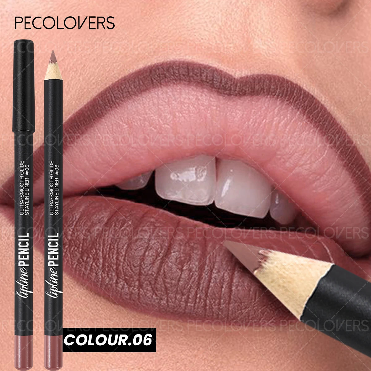 1PC Long-Lasting & Waterproof Lip Pencil, Matte & Nude, Rich In Colors, High Quality Lip Makeup, Women‘s Gifts Zpaxo 06