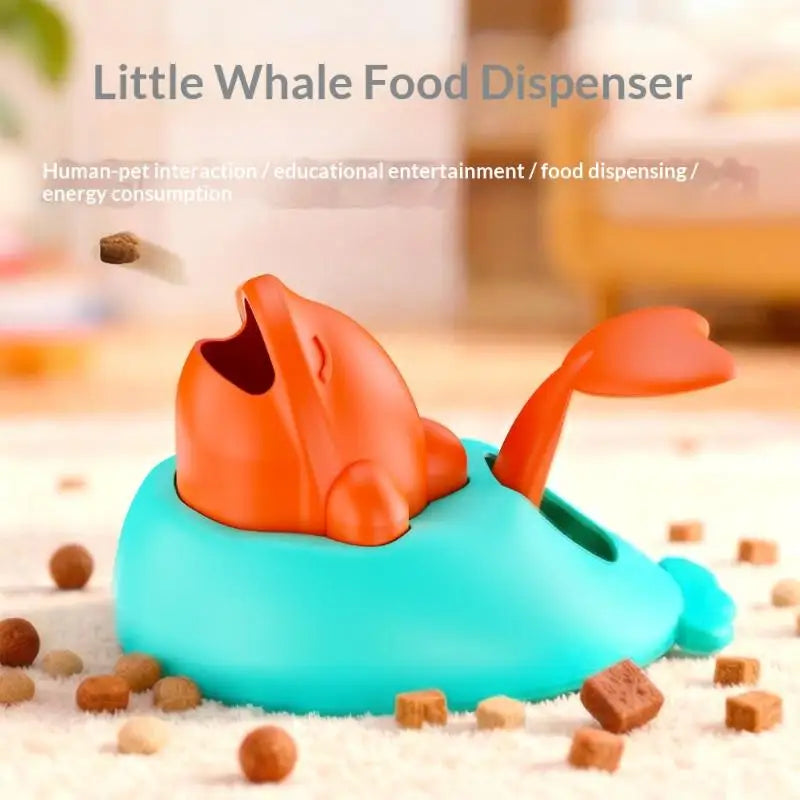 Interactive Dog Feeding Toy Pet Food Launcher Puzzle and Training Feeder for Slow Eating and Puppy Behavioral Improvement Zpaxo