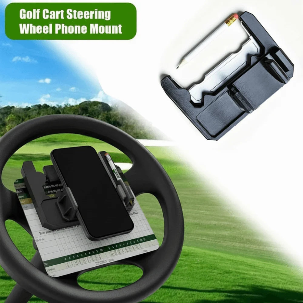 Easy Install Golf Cart Phone Holder Flip Up Design Universal Mount Zpaxo