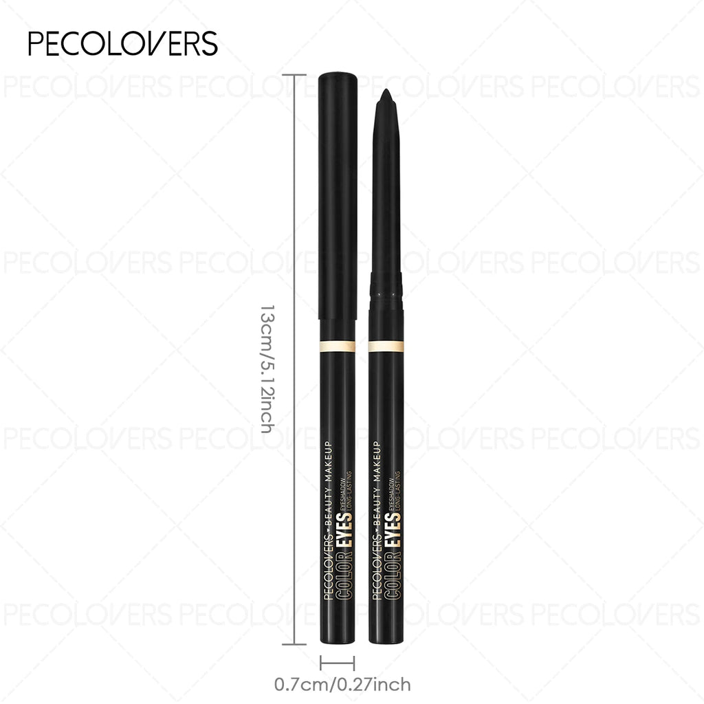1PC Ultra-fine Matte Waterproof Eyeliner Pencil, Rotating Design, Highly Pigmented, Smudge-proof, Creates Charming Smokey Eyes Zpaxo