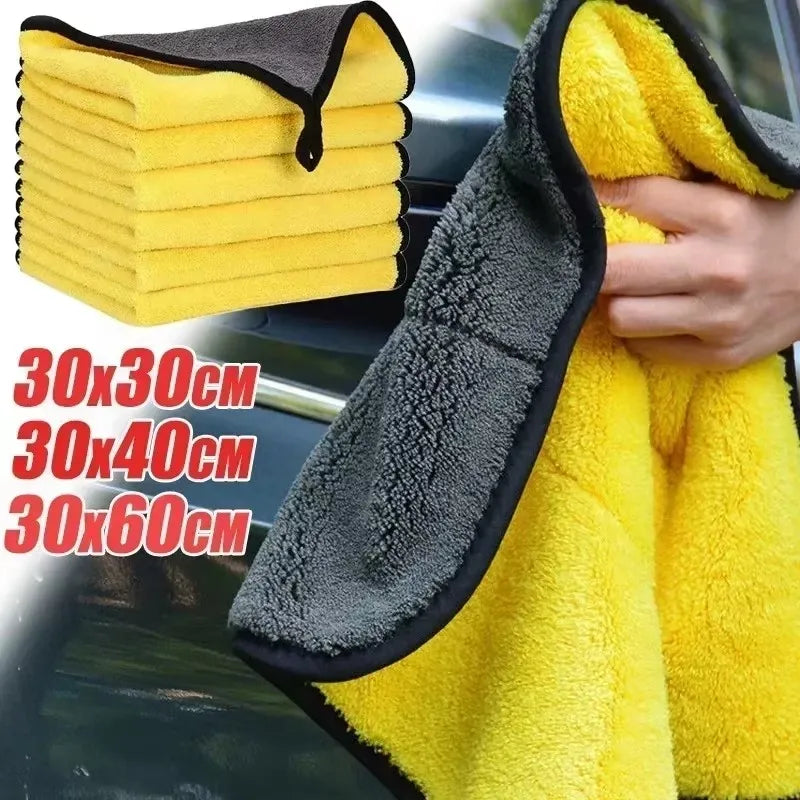 Microfiber Car Cleaning & Drying Towels – 1 or 3 Pack