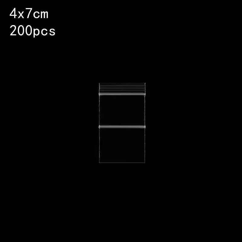Clear Dual Compartment Ziplock Pouches Secure Jewelry Storage Ideal Zpaxo 4X7cm