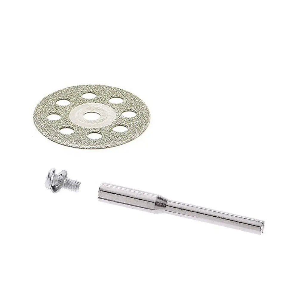 22mm Diamond Cutting Discs & Grinding Wheel Shafts – 10/30 Pack